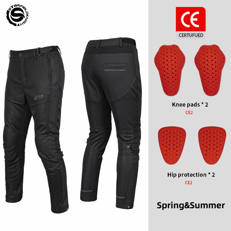 Cycling Gear Black - Брюки мужские для езды на мотоцикле