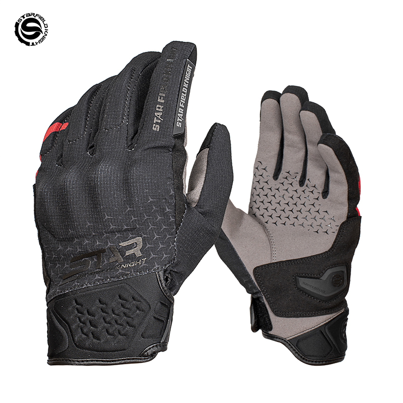 Cycling Gear Black - Мотоциклетные перчатки SFK черные, водонепроницаемые, непромокаемые,
