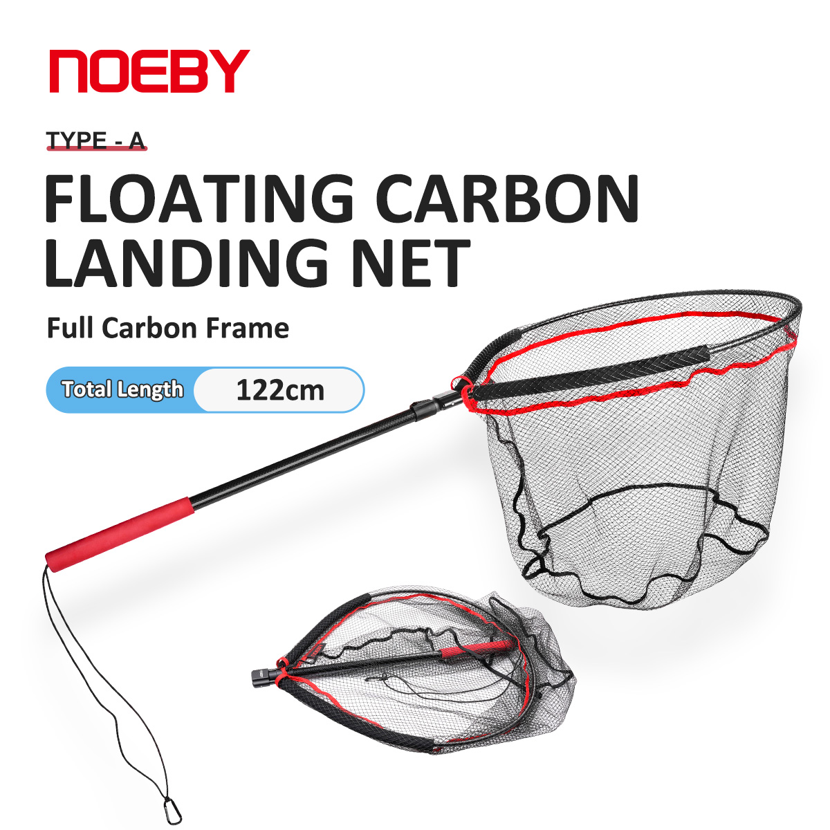 Cycling Landing Gear - Складной подсачек NOEBY 60x50 см с