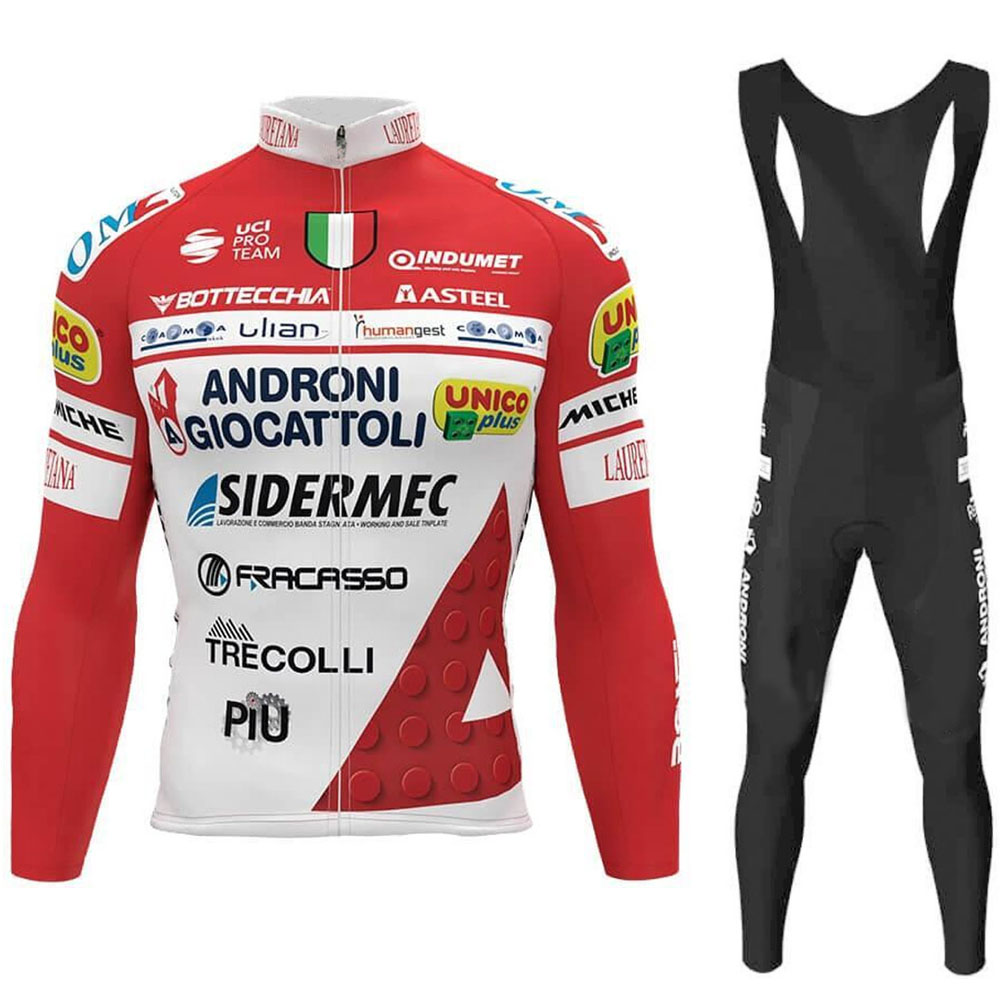 Cycling Gear Italy - Весенне-осенний комплект велосипедного трикотажа Androni с