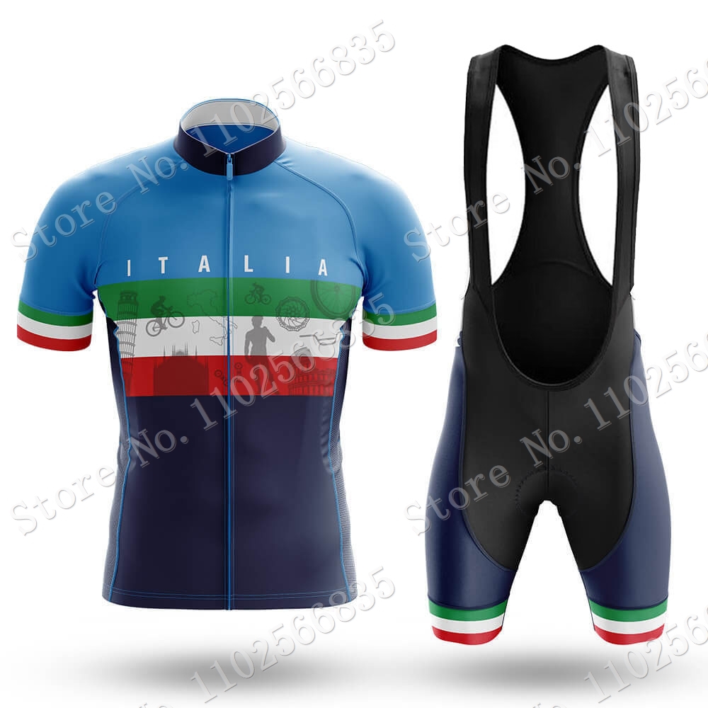 Cycling Gear Italy - Комплект одежды для велоспорта из Джерси,