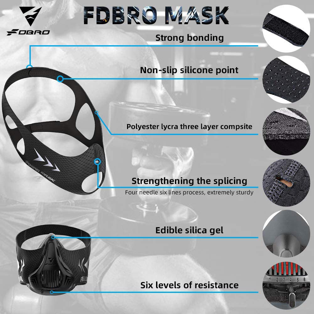 Маска для тренировок черная, р – обзор и цена Cycling Gear Black