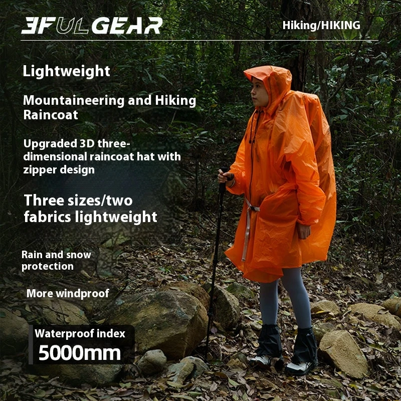 3F UL GEAR Плащ на молнии 15D  – обзор и цена Cycling Gear Rain