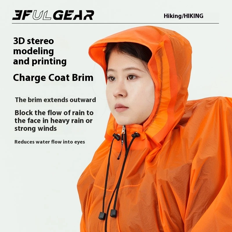 3F UL GEAR Плащ на молнии 15D  – обзор и цена Cycling Gear Rain