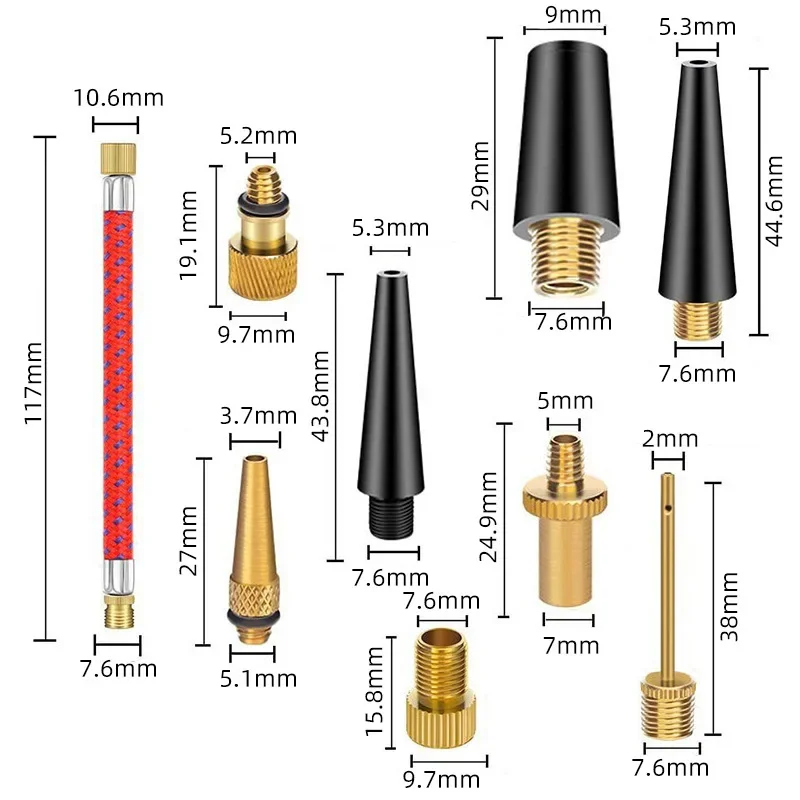 21/30 шт., комплект игольчатых – обзор и цена Bike Tube Repair Kit