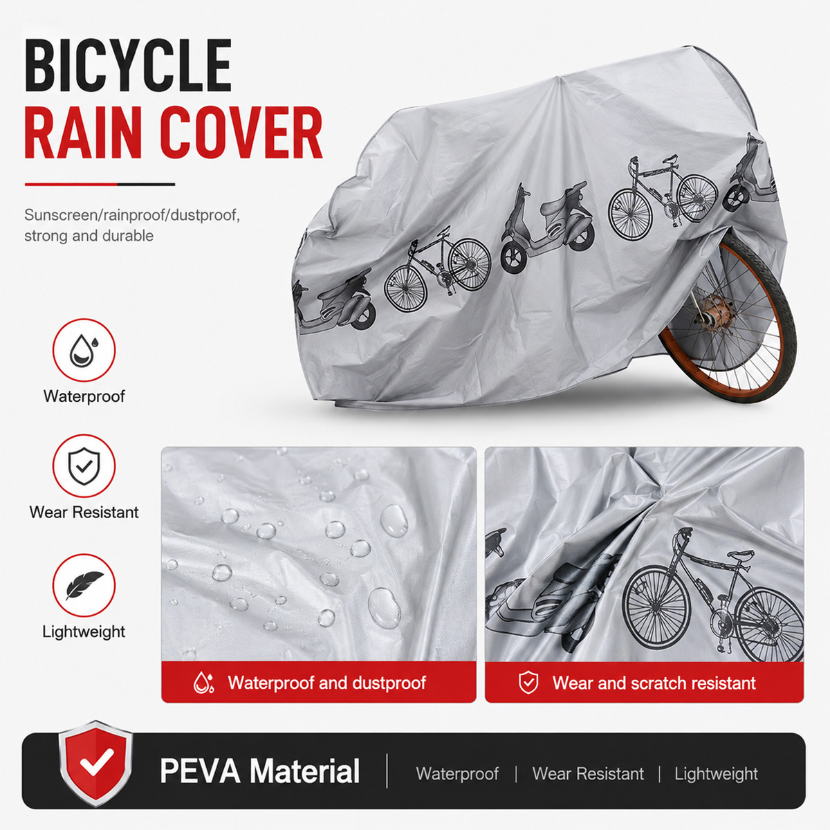 Универсальный чехол для велоси – обзор и цена Cycling Gear Rain