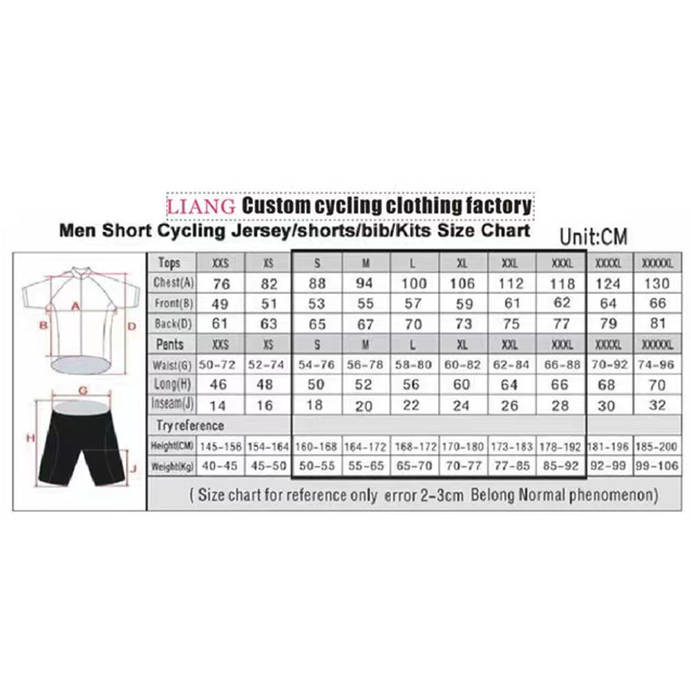 Комплект велосипедной формы Li – обзор и цена Cycling Gear Italy